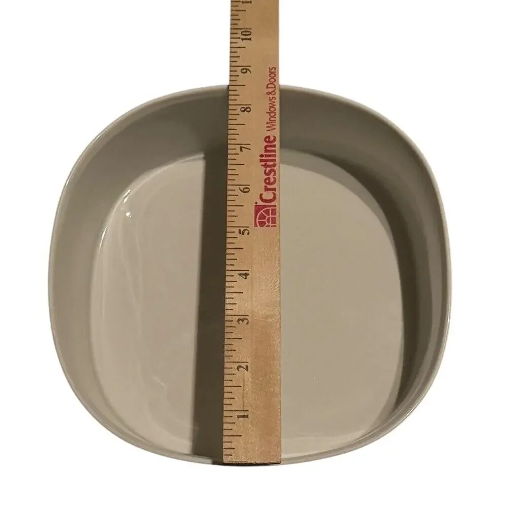 Vegetable Salad Bowl Sango Quadrille Dinner Party Black White Japan Dinner‎ READ